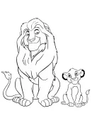 Lion King kleurplaat 7